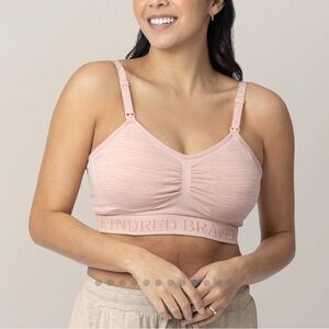 Sublime® Hands-Free Pumping & Nursing Bra | Pink - Busty (E-H) / M